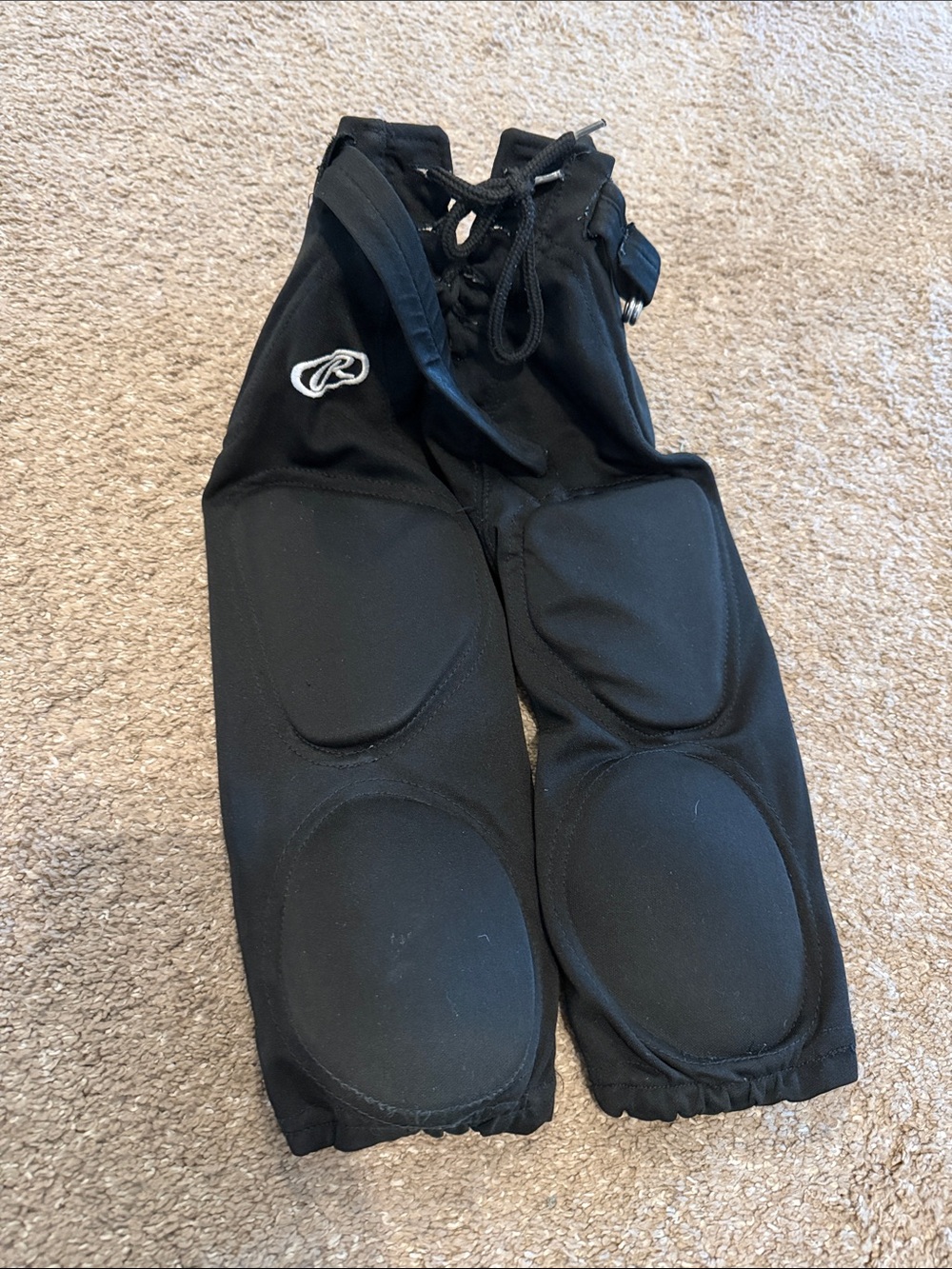 Football Rawlings Black Youth Padded pants